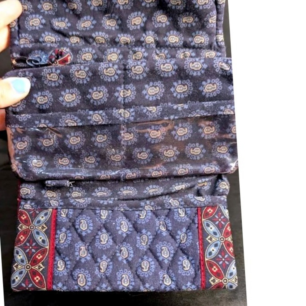Vintage Vera Bradley ~ Quilted Wallet ~ Classic Navy ~ 1998 Retired - Picture 12 of 16
